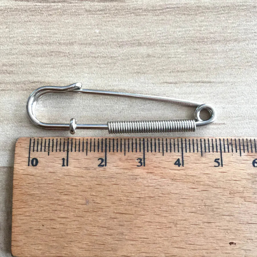 5pcs/lot EDC Outdoor tools Safety Pins Brooch Blank Pin Broochs Survival Accessories Travel Kit