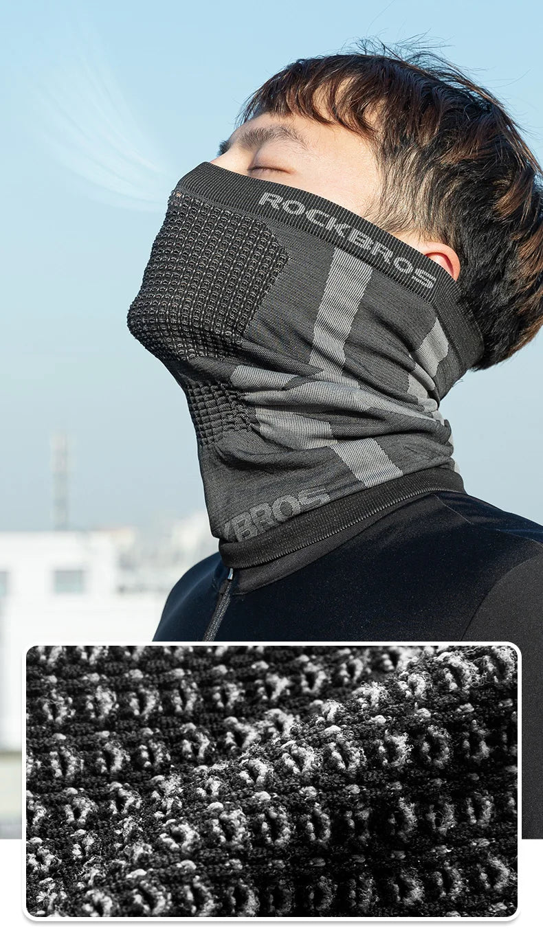 ROCKBROS Hiking Scarves Cycling Face Mask Men Women Sun Protection Windproof Bandana For Motorcycle Electric Bike Accessories