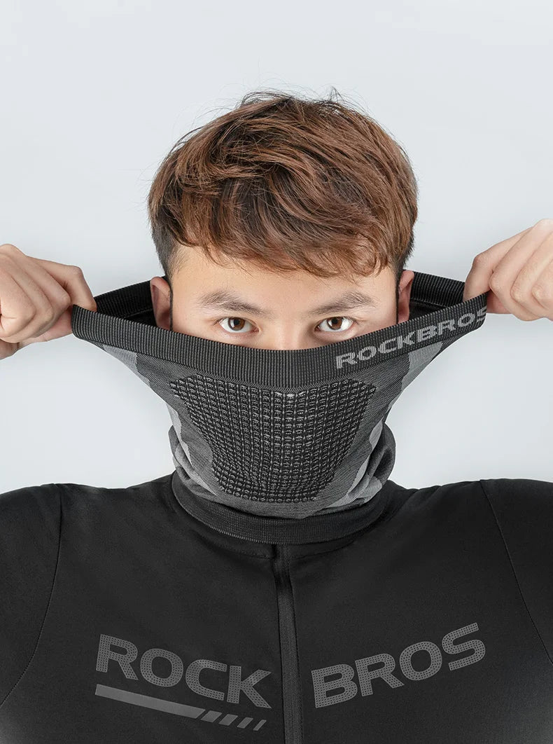ROCKBROS Hiking Scarves Cycling Face Mask Men Women Sun Protection Windproof Bandana For Motorcycle Electric Bike Accessories