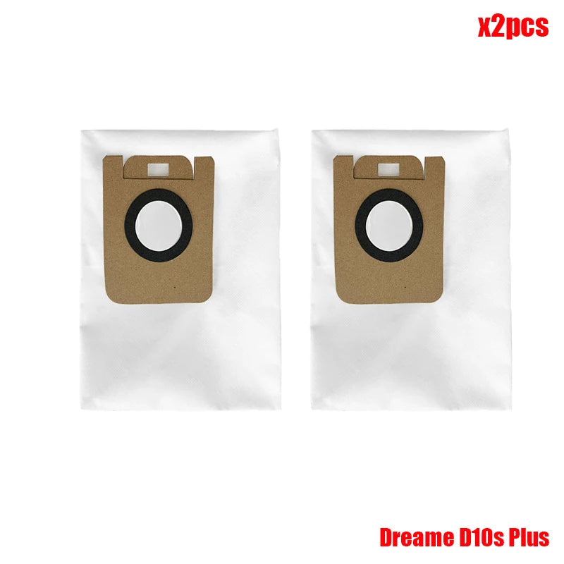 For Dreame D10s Plus Robot Vacuum Cleaner Hepa Filter Mop Cloth Rags Replacement Dust Bags Silicone Brush Accessories