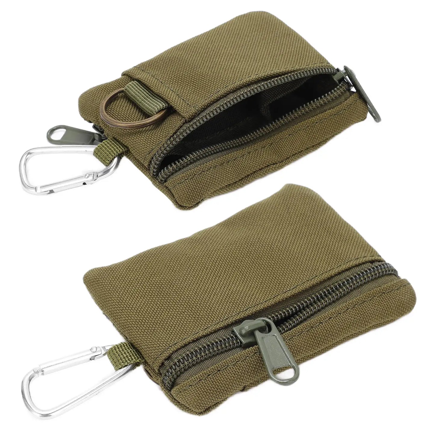 Compact Tear-Resistant Molle Pouch - Lightweight Portable Nylon Bag for outdoor Gear & Easy Access