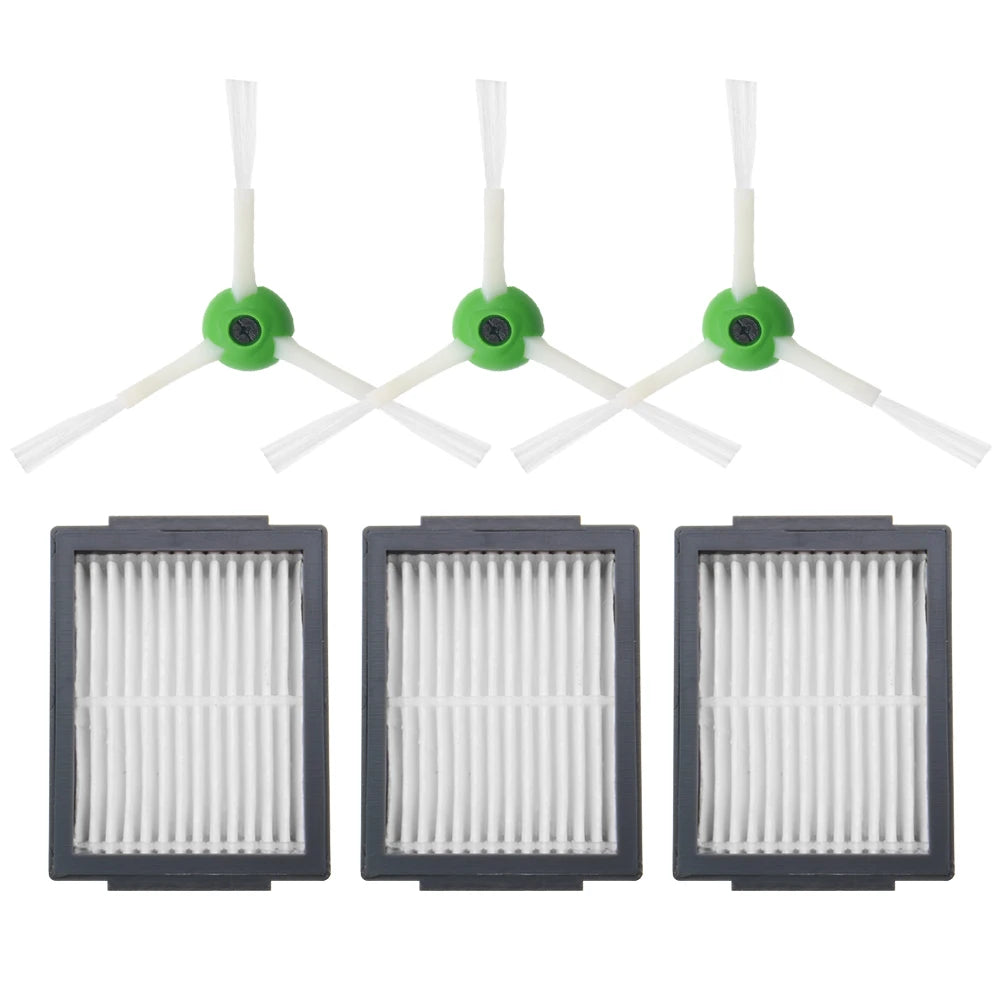Hepa Filter + Side Brush + Brush Roll for iRobot Roomba i7 E5 E6 Series Robot Vacuum Cleaner Replacement Spare Parts