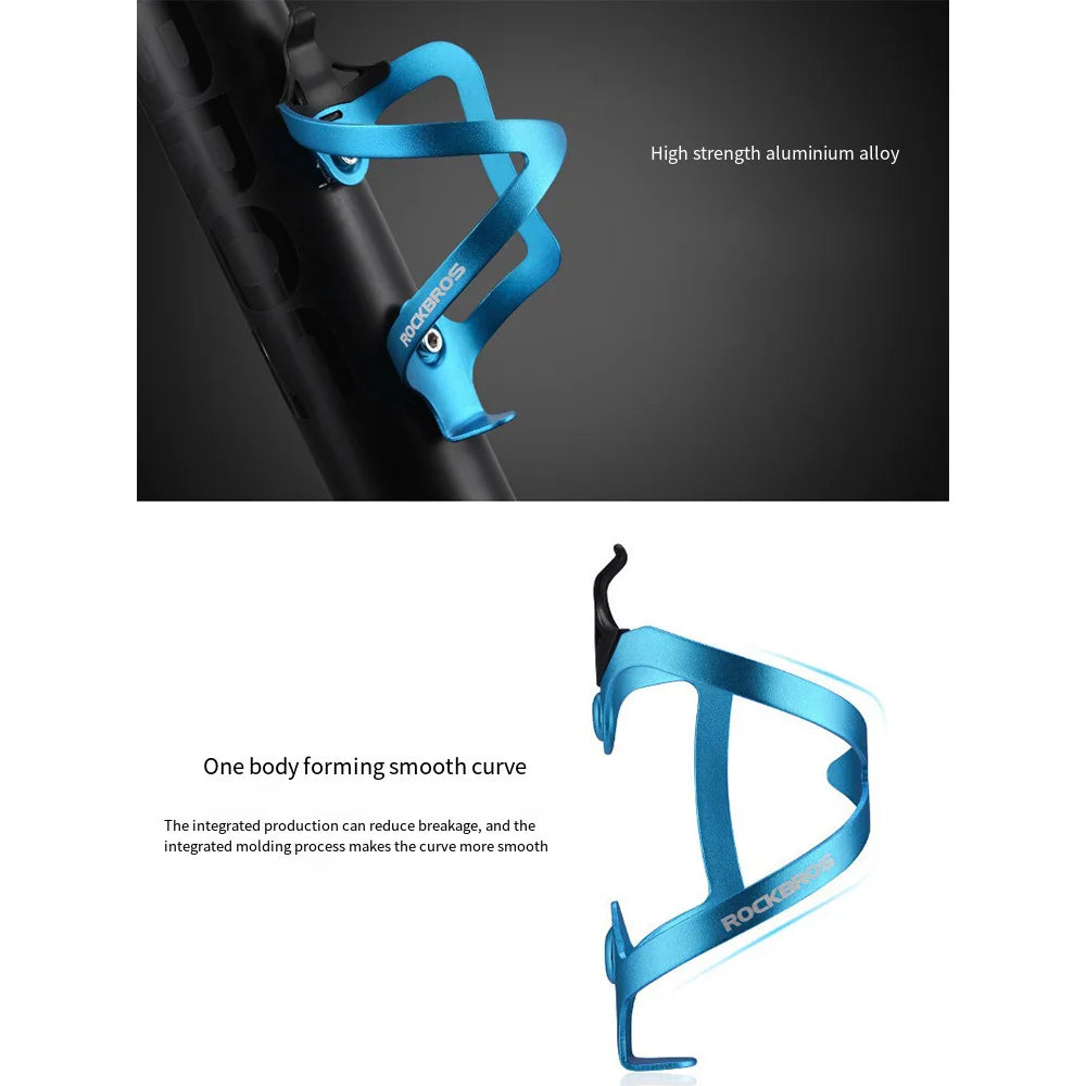 ROCKBROS Ultra Light MTB Road Bike Bicycle Accessories Aluminum Alloy Sports Water Holder Bottle Cage Mountain Bike Cup Holder