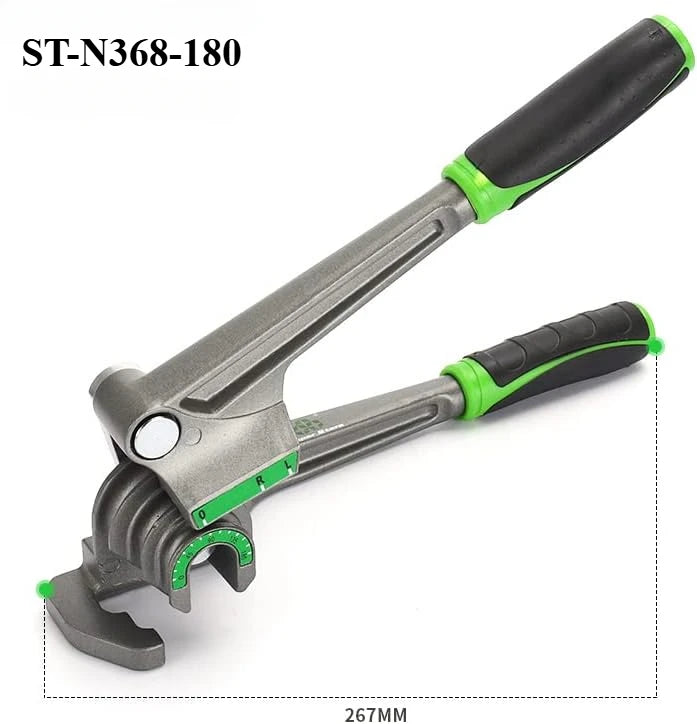 Pipe Bender Tool DSZH ST-N368-180 Tubing Bender 3-in-1 180° HVAC Copper Aluminum Tubes Bending Tool for Air Conditioning Repair