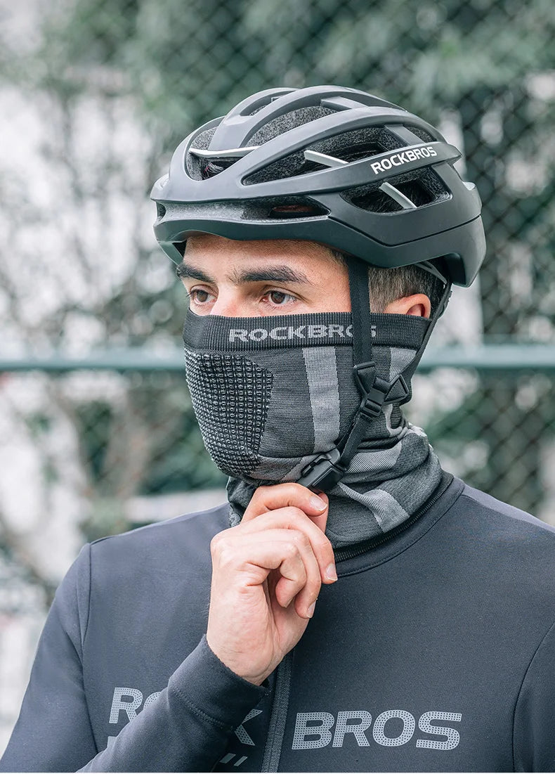 ROCKBROS Hiking Scarves Cycling Face Mask Men Women Sun Protection Windproof Bandana For Motorcycle Electric Bike Accessories