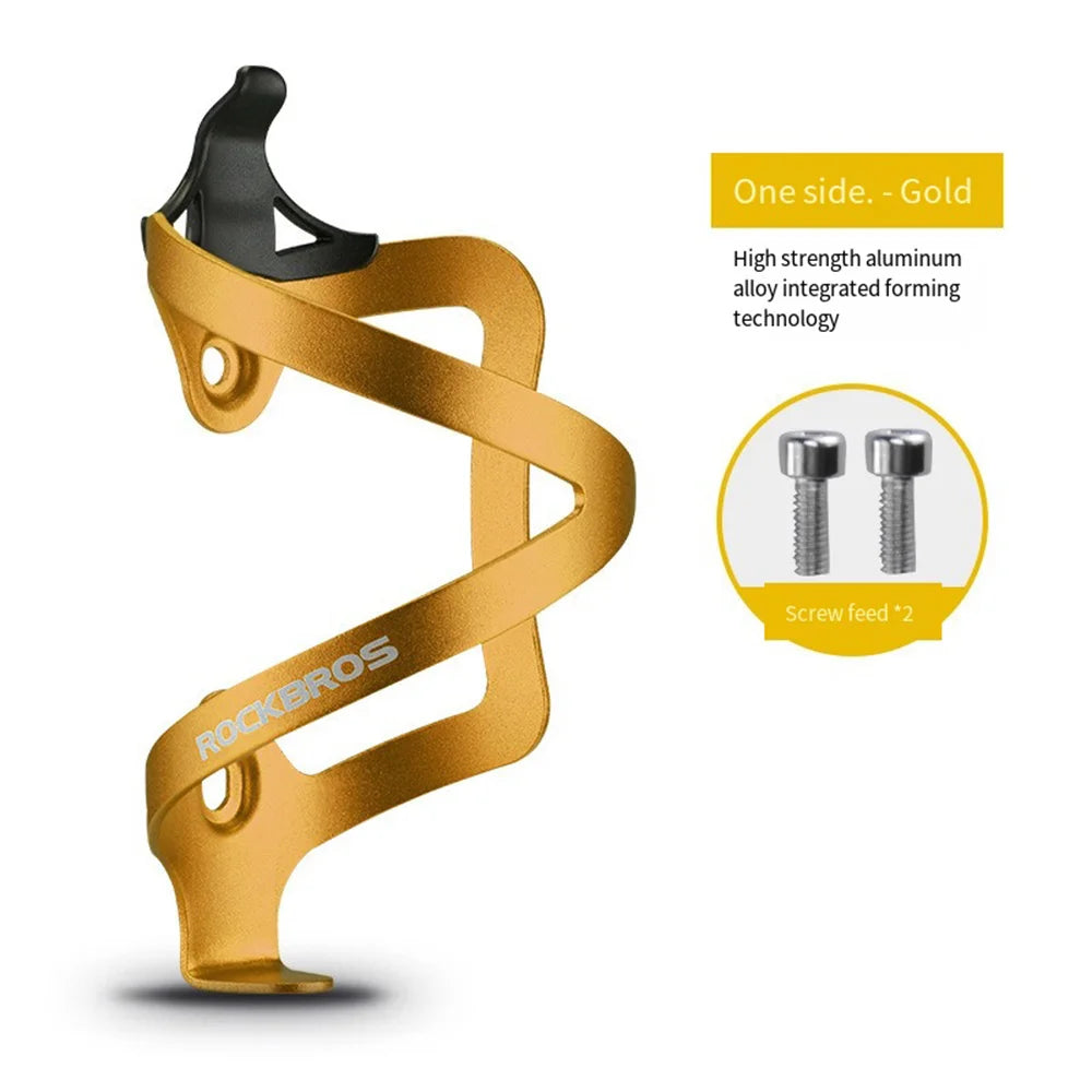 ROCKBROS Ultra Light MTB Road Bike Bicycle Accessories Aluminum Alloy Sports Water Holder Bottle Cage Mountain Bike Cup Holder
