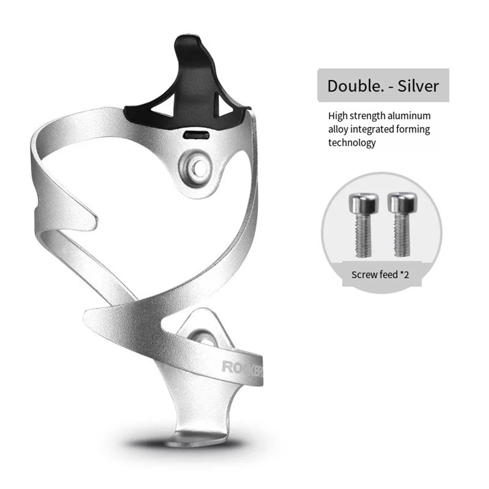 ROCKBROS Ultra Light MTB Road Bike Bicycle Accessories Aluminum Alloy Sports Water Holder Bottle Cage Mountain Bike Cup Holder