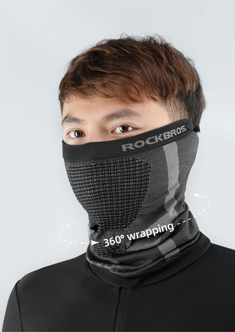 ROCKBROS Hiking Scarves Cycling Face Mask Men Women Sun Protection Windproof Bandana For Motorcycle Electric Bike Accessories