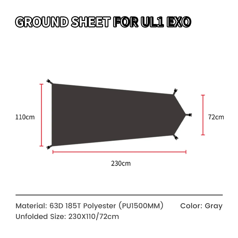 MOBI GARDEN Camping Tent Ultra Light Trekking Tent Portable Outdoor Hiking 20D