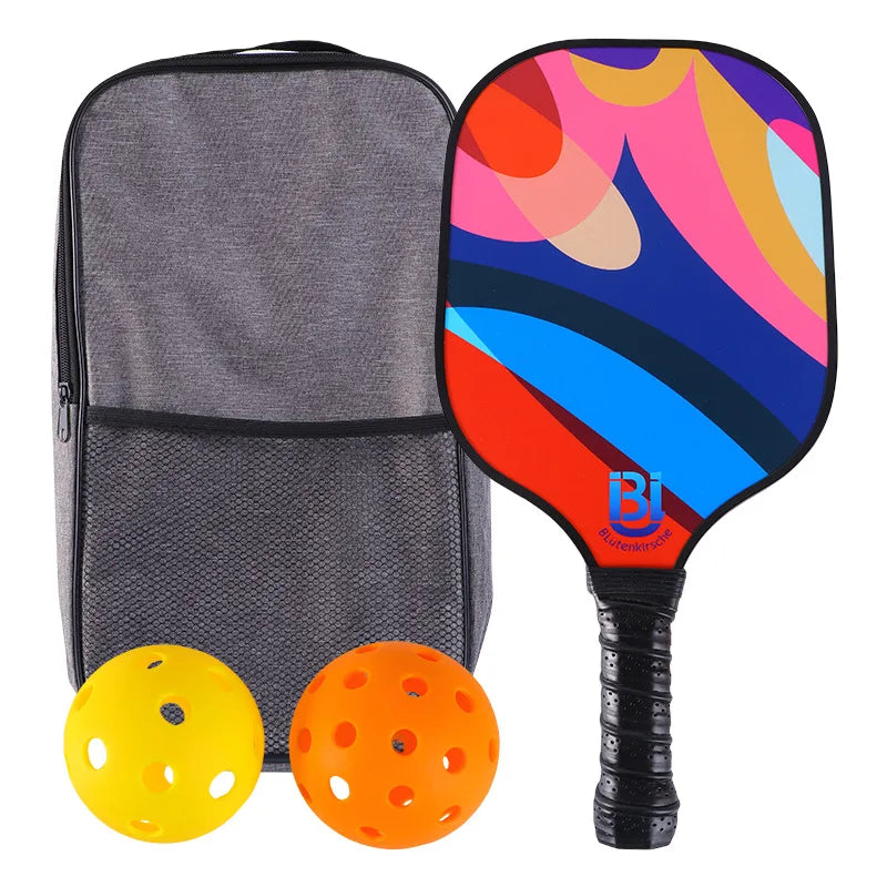Pickleball Paddle Set with Pickleballs Professional Level Pickleball Racket For Competition Outdoor Recreation School Teaching