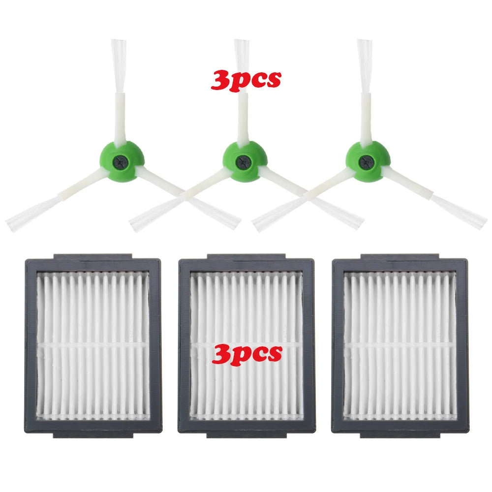 Hepa Filter + Side Brush + Brush Roll for iRobot Roomba i7 E5 E6 Series Robot Vacuum Cleaner Replacement Spare Parts