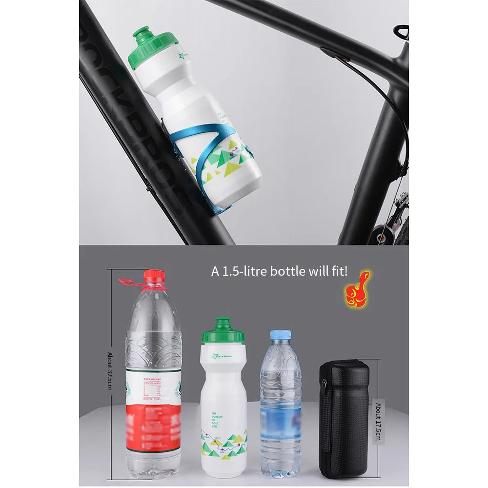 ROCKBROS Ultra Light MTB Road Bike Bicycle Accessories Aluminum Alloy Sports Water Holder Bottle Cage Mountain Bike Cup Holder