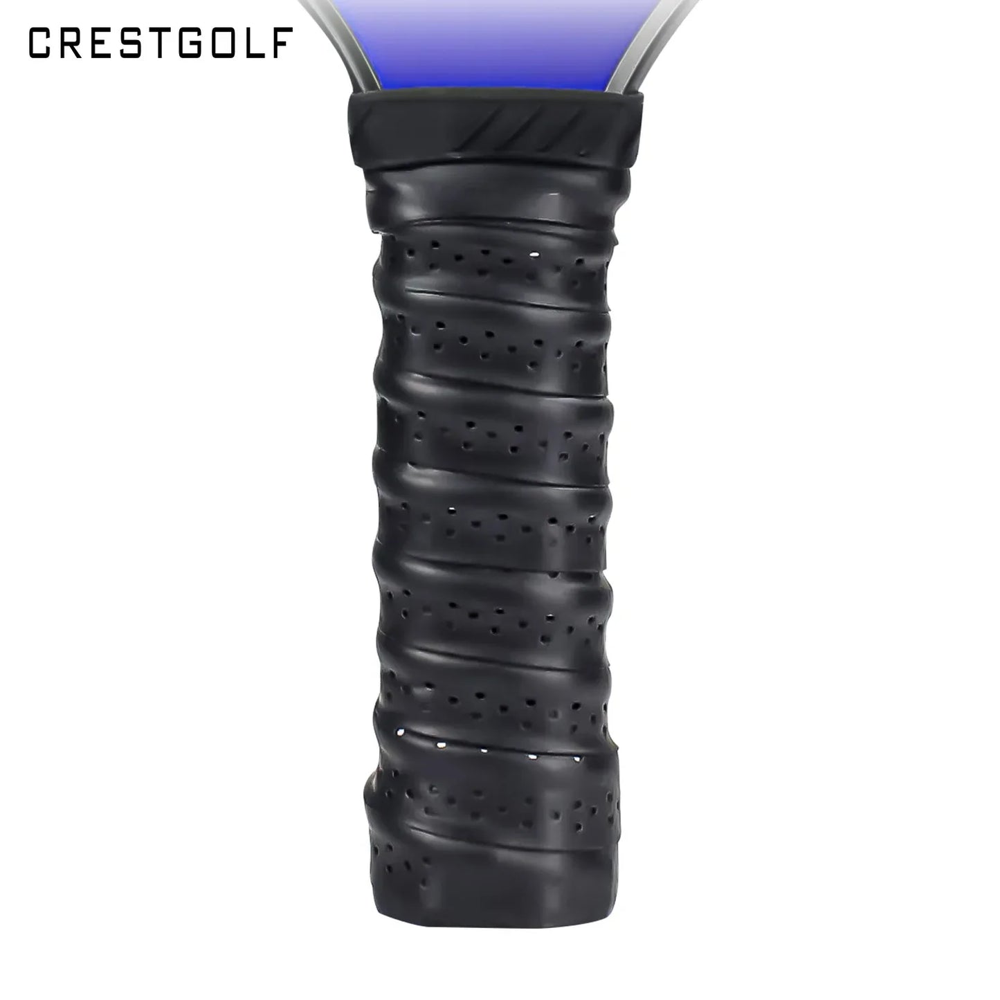 Pickleball Paddle Grip Rubber Wrapped with Binding Tape Keel Rubber Sweatband Covered with Film Anti Slip Breathable Hand Glue