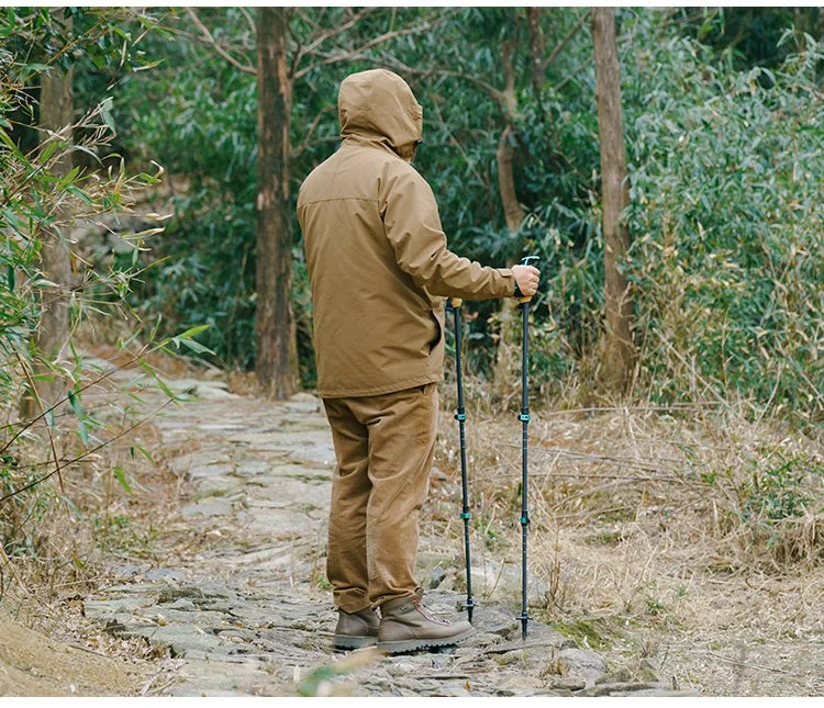 Homful Nordic 195g/pc Trekking poles Walking sticks Alpenstock Telescopic ultralight  Premium Carbon Adjustable with Quick Lock