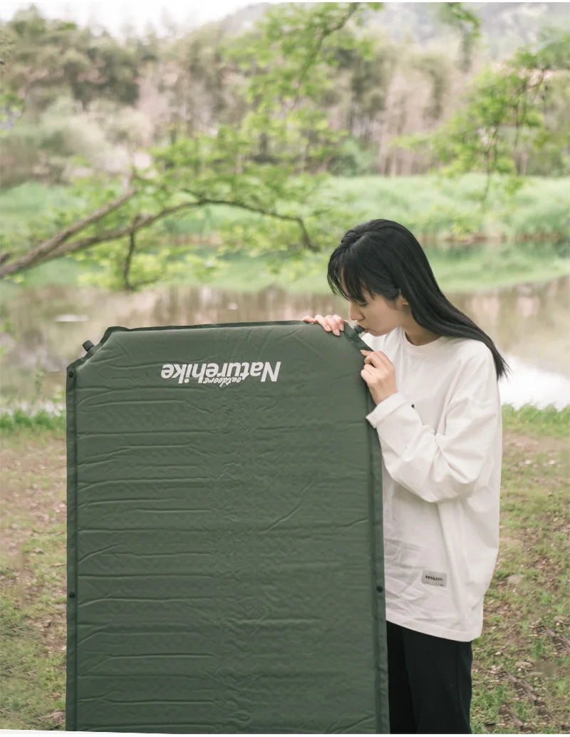 Naturehike Camping Mat D03 Inflatable Mattress Outdoor Travel Sleeping Pad 5cm Thicken Splicing Tent Mat Self-inflating Mat