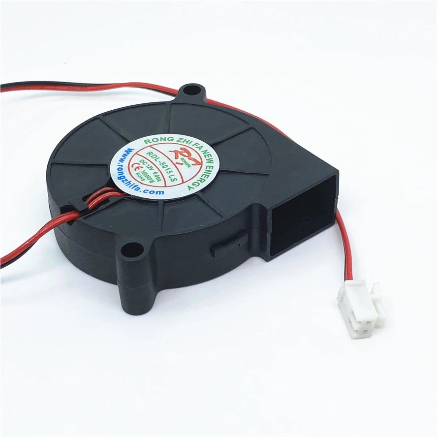 50mm Blower 5015 12V0.06A For 3D Printer Humidifier Centrifugal Fan Industrial Blower Centrifugal Fan 2pin