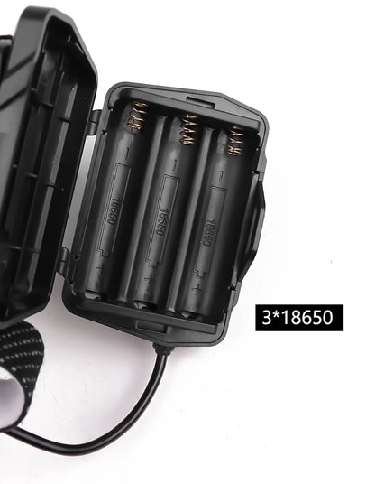 Brand New Xhp90.2 White Yellow LED Headlamp Headlamp Headlamp Torch 32W XHP50 3* 18650 Battery Power Pack 7800mah Light