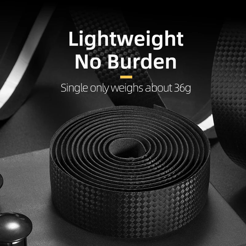 ROCKBROS Bicycle Handlebar Tape Non-Slip Shock Absorbing Belt Ultralight Wear-Resistant Cycling Strap MTB Road Bike Accessories