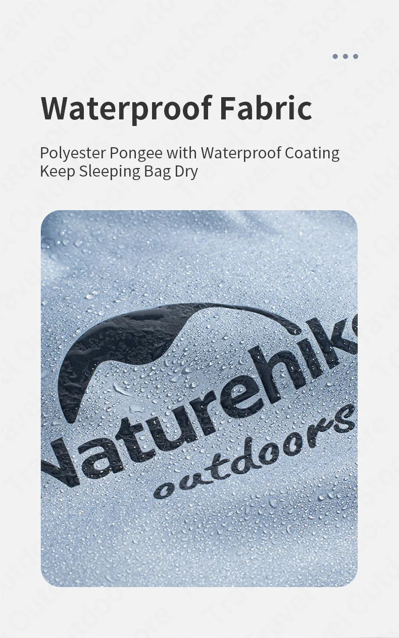 Naturehike Ultralight Outdoor Kids Cotton Sleeping Bag Portable Travel Camping Lengthen Splicing Children Envelope Lazy Bag