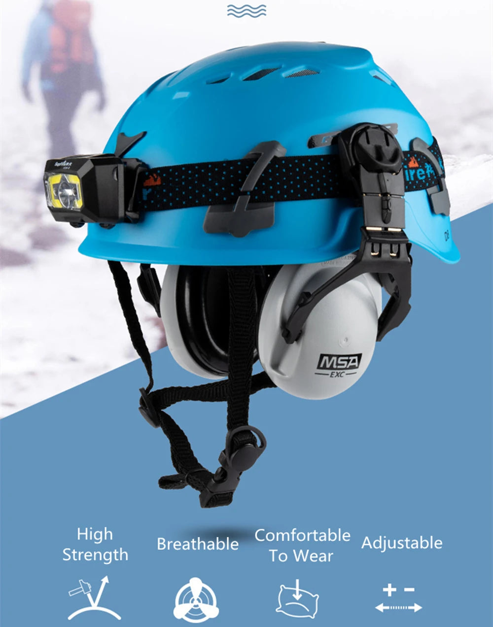 GUB Climbing Helmet Professional Mountaineer Rock MTB Helmet Safety Protect Outdoor Camping & Hiking Riding Helmet Survival Kit