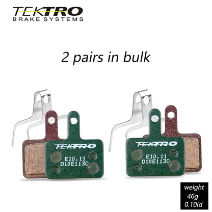 TEKTRO P20.11 E10.11 Brake Pads MTB Bike Hydraulic Disc Brake Pad for Shimano M335 395 Metal Ceramic Bicycle Pads Cycling Parts