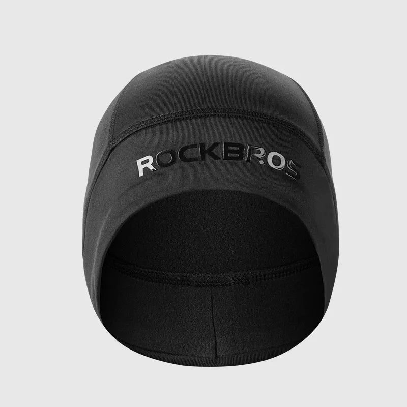 ROCKBROS Cycling Cap Winter Men Women Windproof Fleece Keep Warm Hat For Motorcycle Ski Outdoor Sports Headwear Accessories