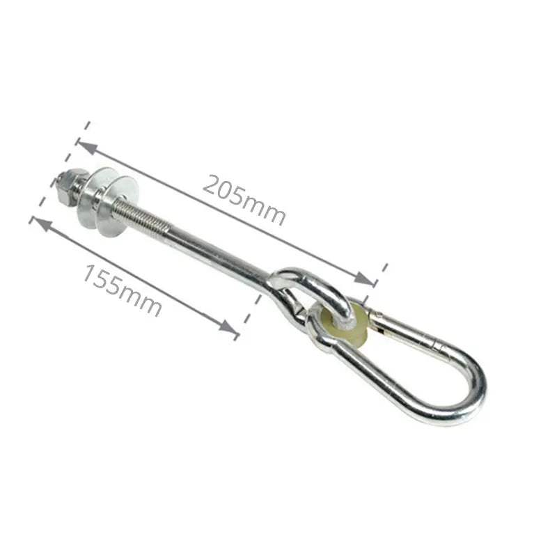 Children Swing Hook Amusement Park Swing Hanging Kit Hanger Aerial Yoga Hammock Safety Locking Ceiling Mount DIY Accessories