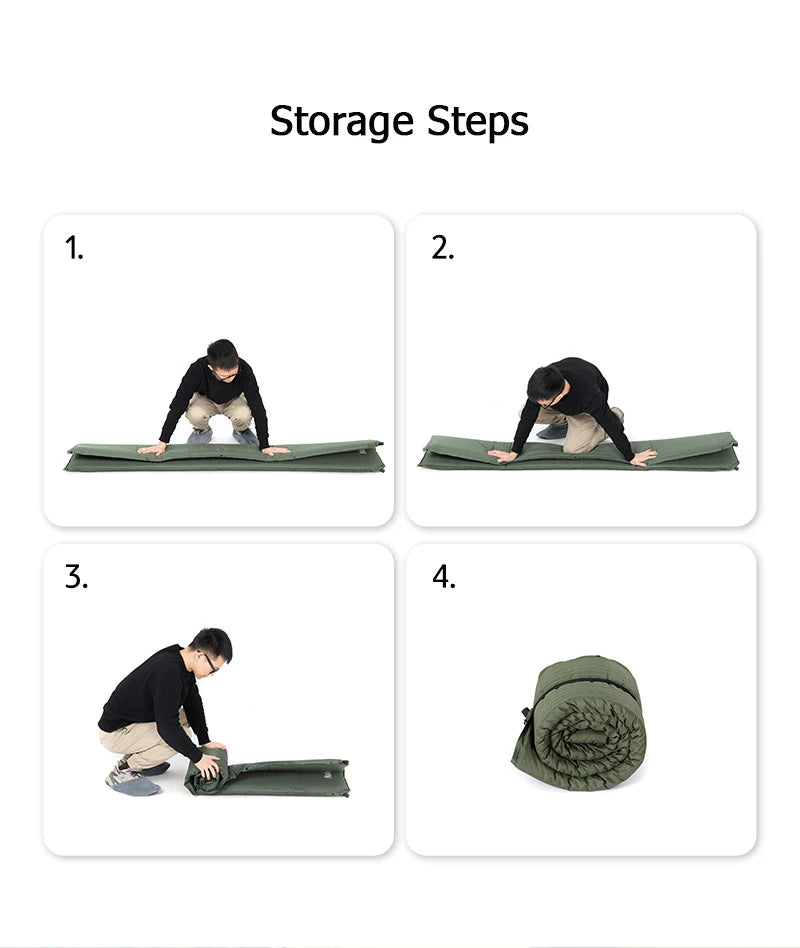 Naturehike Camping Mat D03 Inflatable Mattress Outdoor Travel Sleeping Pad 5cm Thicken Splicing Tent Mat Self-inflating Mat