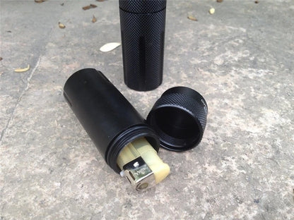 Outdoor Strong CNC Waterproof Emergency First Aid Kits Safety Survival Pill Bottle Aluminium Camping EDC Tank Box for Cigarettes