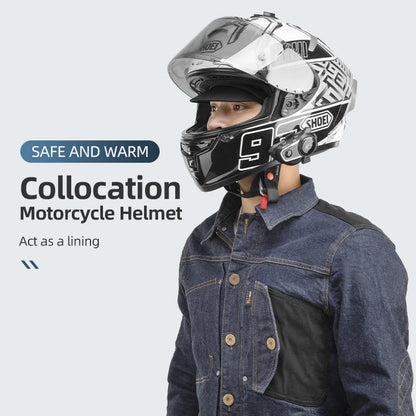 ROCKBROS Cycling Cap Winter Men Women Windproof Fleece Keep Warm Hat For Motorcycle Ski Outdoor Sports Headwear Accessories