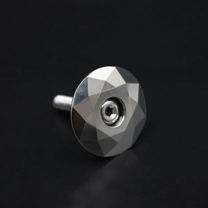 Bicycle Headset Cap Burnt Blue MTB Road Bike Stem Headset Top Cap Cover with Screw for 28.6mm Fork Head Tube Cycling Accessories