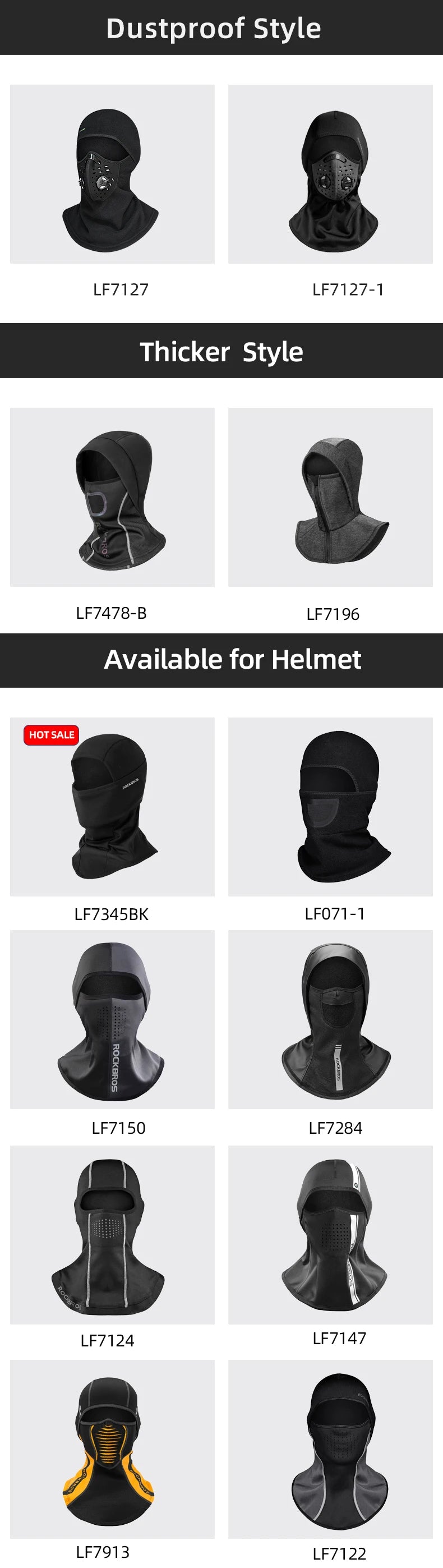 ROCKBROS Winter Ski Face Scarf Face Mask Cycling skiing running sport Training Balaclava Winderproof Bicycle Accessory