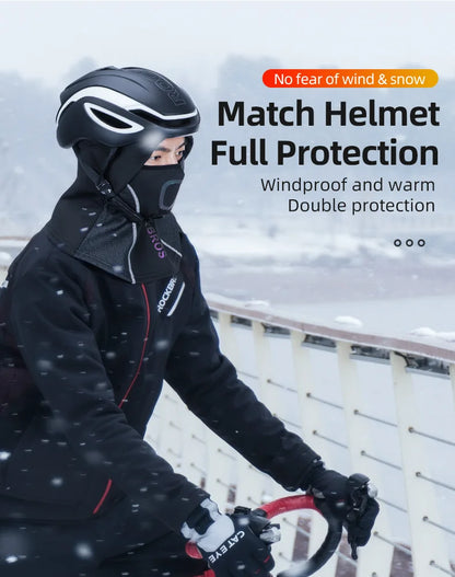 ROCKBROS Winter Ski Face Scarf Face Mask Cycling skiing running sport Training Balaclava Winderproof Bicycle Accessory