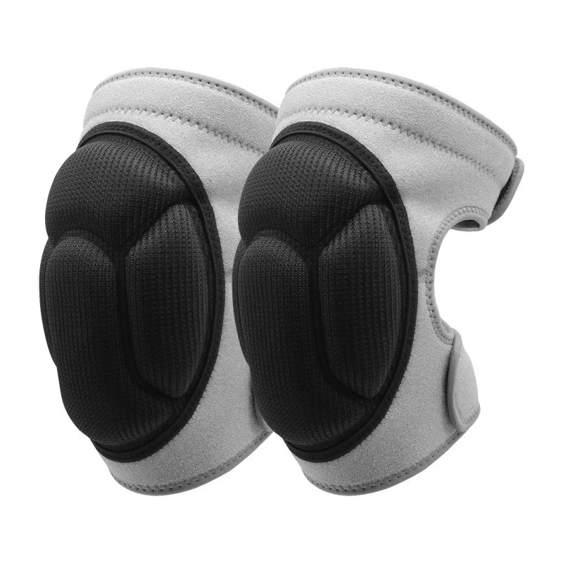 1Pair Thickening Football Volleyball Sports Knee EVA Pad Silicone Non-slip Pads Protect Cycling Sports Safety Knee rodilleras