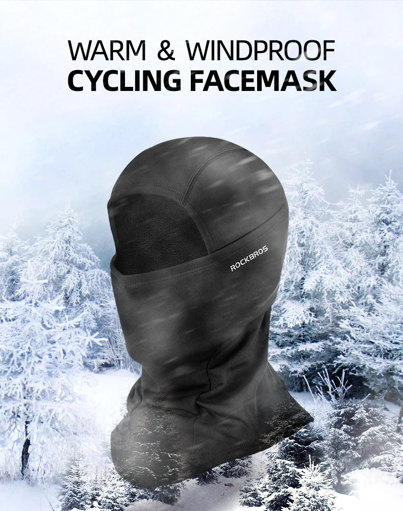 ROCKBROS Winter Ski Face Scarf Face Mask Cycling skiing running sport Training Balaclava Winderproof Bicycle Accessory