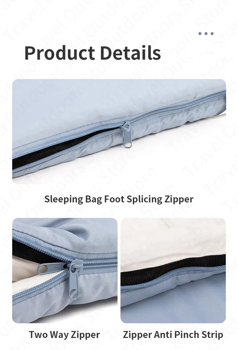 Naturehike Ultralight Outdoor Kids Cotton Sleeping Bag Portable Travel Camping Lengthen Splicing Children Envelope Lazy Bag