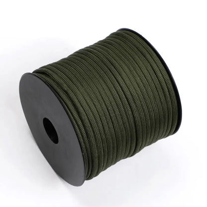 Army Green Black Paracord 550 Climbing Lanyard Tent Rope 4mm 7 Stand Lanyard Paracord Survival For Hiking Camping