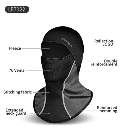 ROCKBROS Winter Ski Face Scarf Face Mask Cycling skiing running sport Training Balaclava Winderproof Bicycle Accessory