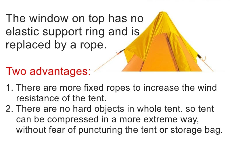 Knot 860g Ultralight Camping Rodless Pyramid Tent 4-8 Person Large Tarp 20D Nylon Both Sides Silicon Coating Outdoor Hikeburger