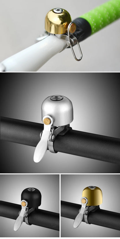 ROCKBROS Bike Bell Cycling Ring Bicycle Retro Classical Bells Clear Sound Quality MTB Road Safety Warning Alarm Bike Bells