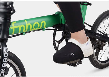 ROCKBROS Cycling Shoes Cover Windproof Abrasion Resistant Fabric Keep Warm Half Overshoe MTB Road Bicycle Shoe Covers Black