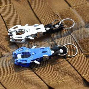 3 in1 Camping Hiking Emergency Survival Gear Whistle Compass Thermometer Outdoor Need ArmyGreen Color with rope