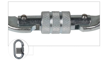 XINDA Professional Outdoor Rock Climbing  Tension Safety Supervivencia Lock Equipment Carabiner Camping Hiking Survival Kit