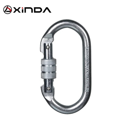 XINDA Professional Outdoor Rock Climbing  Tension Safety Supervivencia Lock Equipment Carabiner Camping Hiking Survival Kit