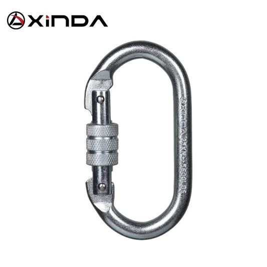 XINDA Professional Outdoor Rock Climbing  Tension Safety Supervivencia Lock Equipment Carabiner Camping Hiking Survival Kit