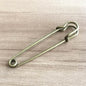 5pcs/lot EDC Outdoor tools Safety Pins Brooch Blank  Pin Broochs Survival Accessories Travel Kit