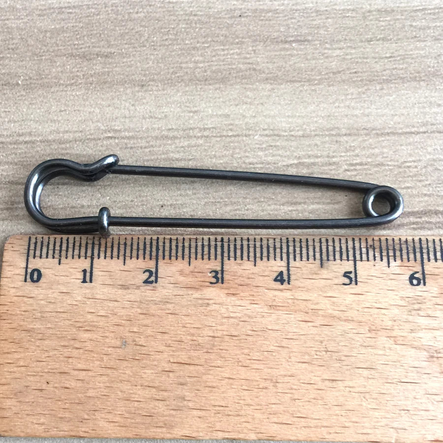 5pcs/lot EDC Outdoor tools Safety Pins Brooch Blank  Pin Broochs Survival Accessories Travel Kit