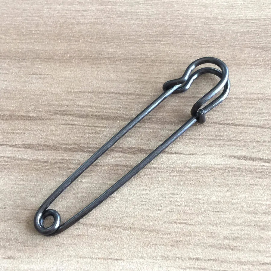 5pcs/lot EDC Outdoor tools Safety Pins Brooch Blank  Pin Broochs Survival Accessories Travel Kit