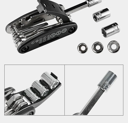 ROCKBROS Mountain Bicycle Tools Sets Bike Bicycle Repair Tools Kit Hex Spoke Wrench Mountain Cycle Screwdriver Tool 16 in 1