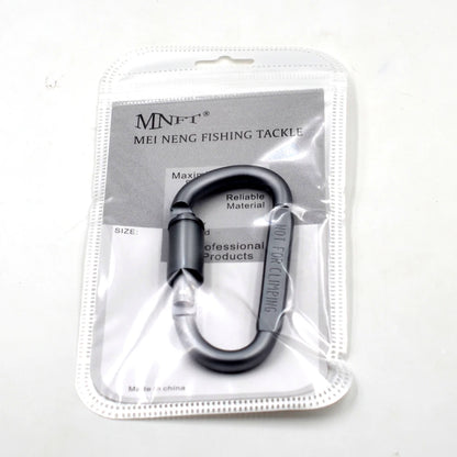 MNFT 10PCS Outdoor Equipment Fishing Tents Snap Safety Hook Buckle With Lock Alloy Camping Gear Travel Kit Survival Carabiner
